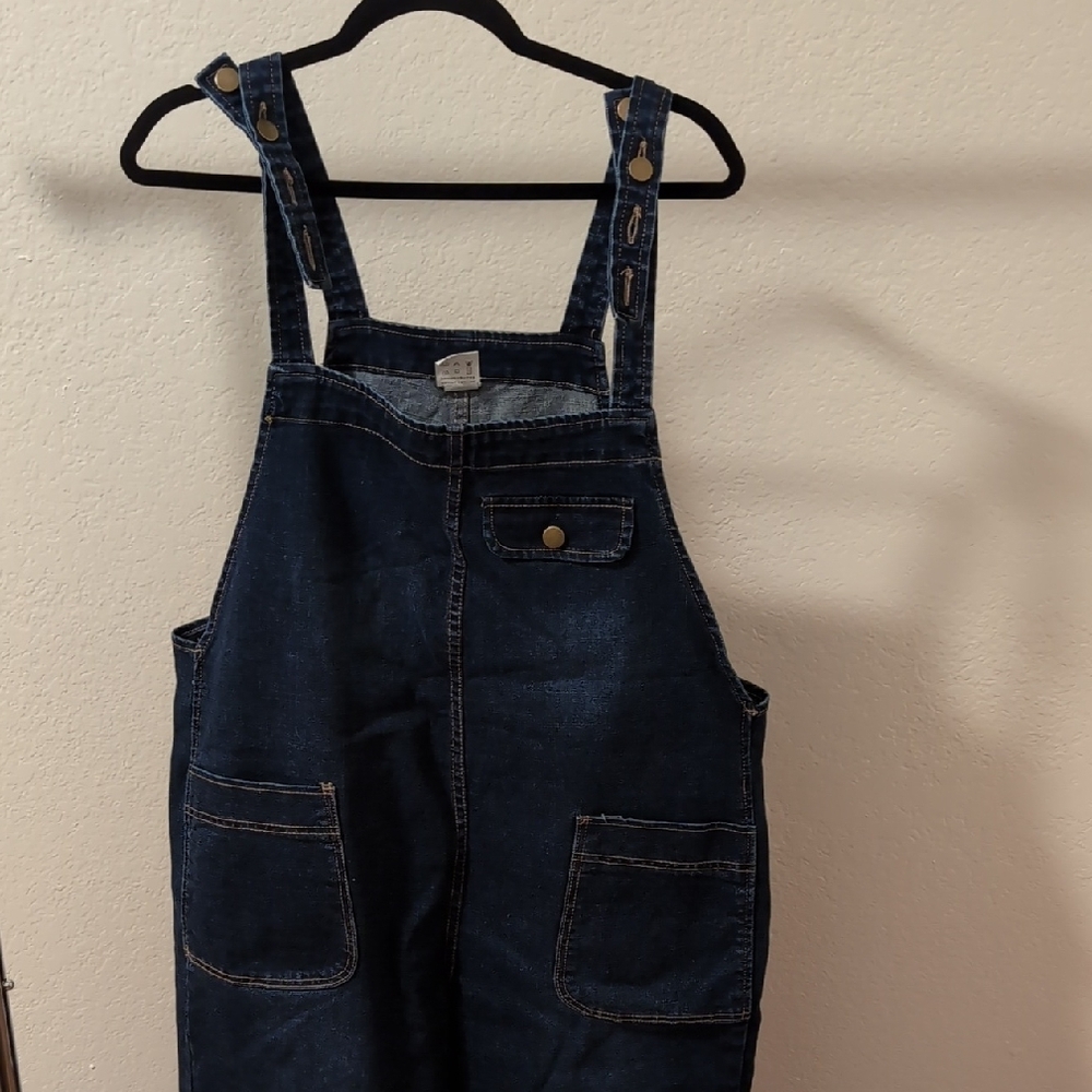 Dark Denim Overalls